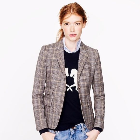 J. Crew Jackets & Blazers - J. Crew Schoolboy Blazer in English Tweed Sz8
